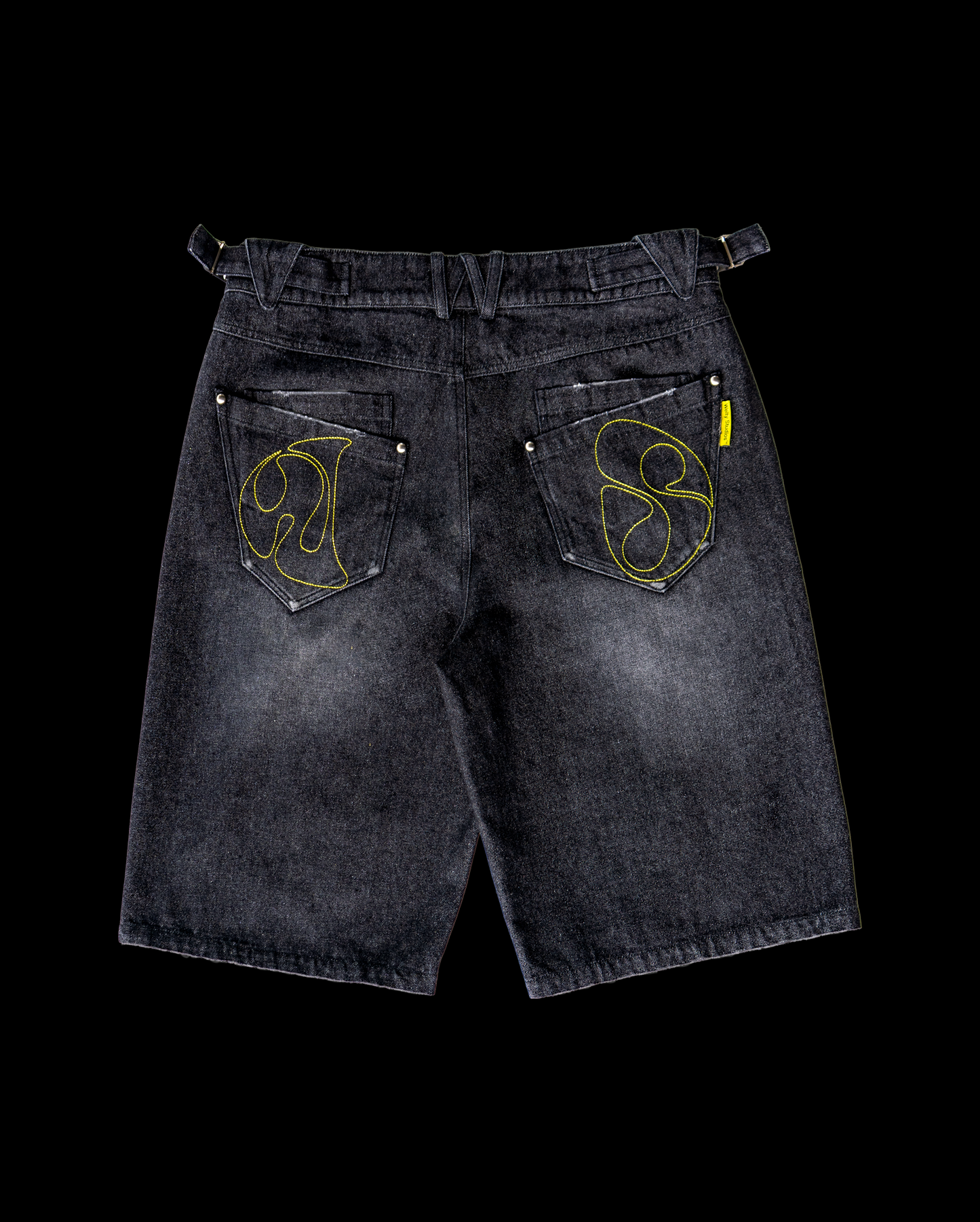 DOUBLE KNEE DENIM JHORTS