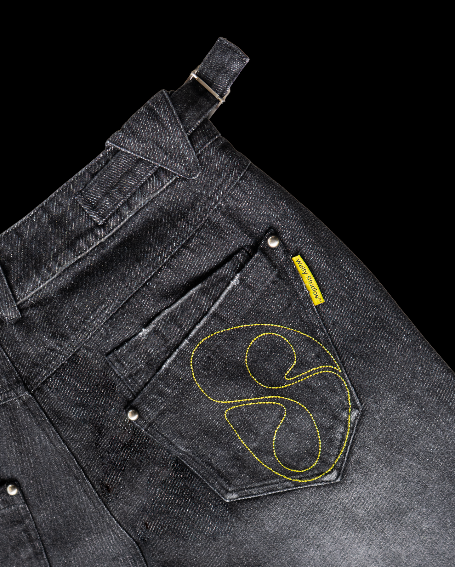 DOUBLE KNEE DENIM JHORTS
