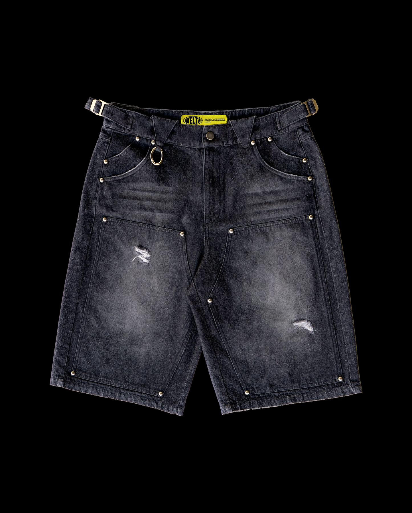 DOUBLE KNEE DENIM JHORTS