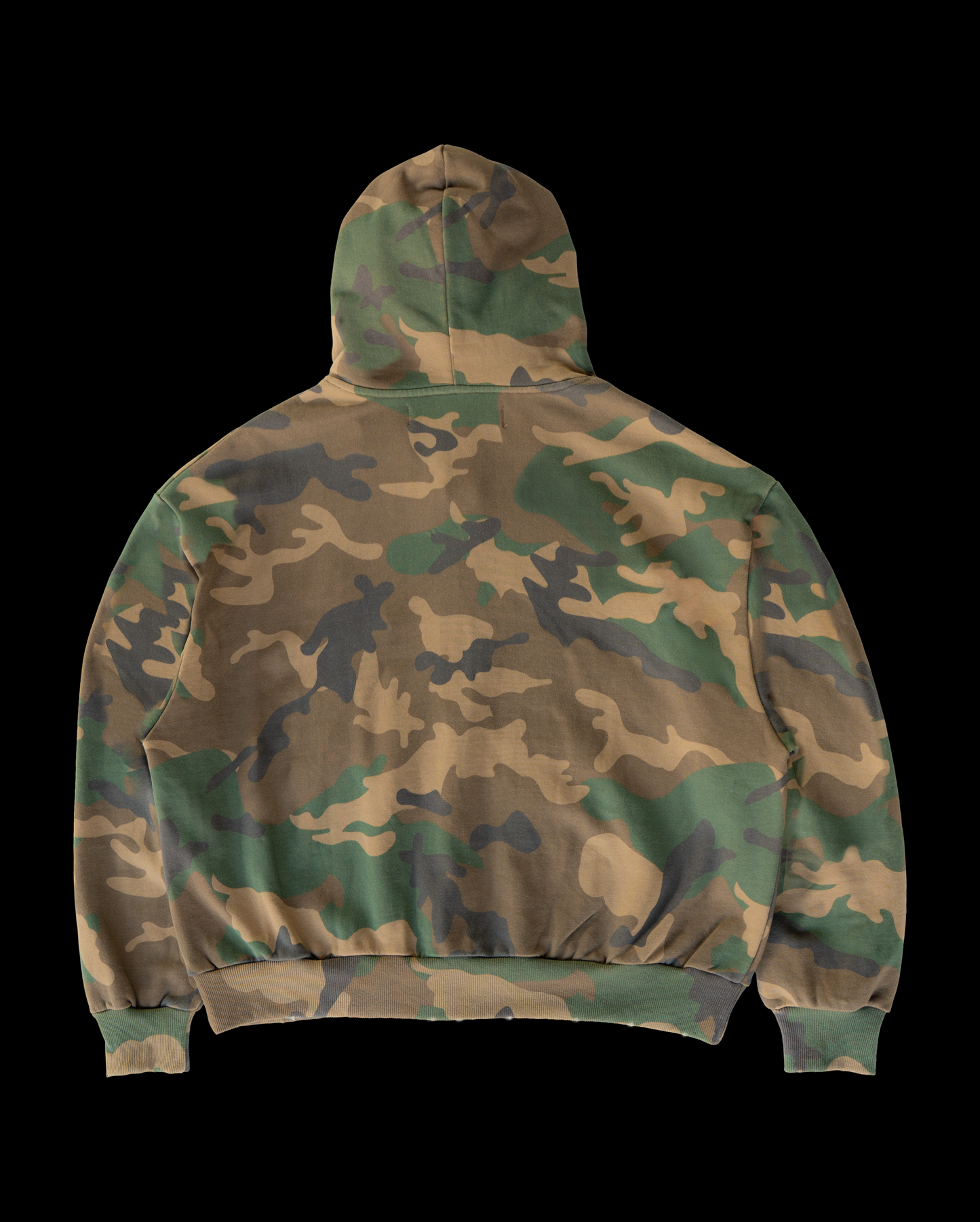 TRIBE UNIFORM CAMO DOUBLE ZIP HOODIE