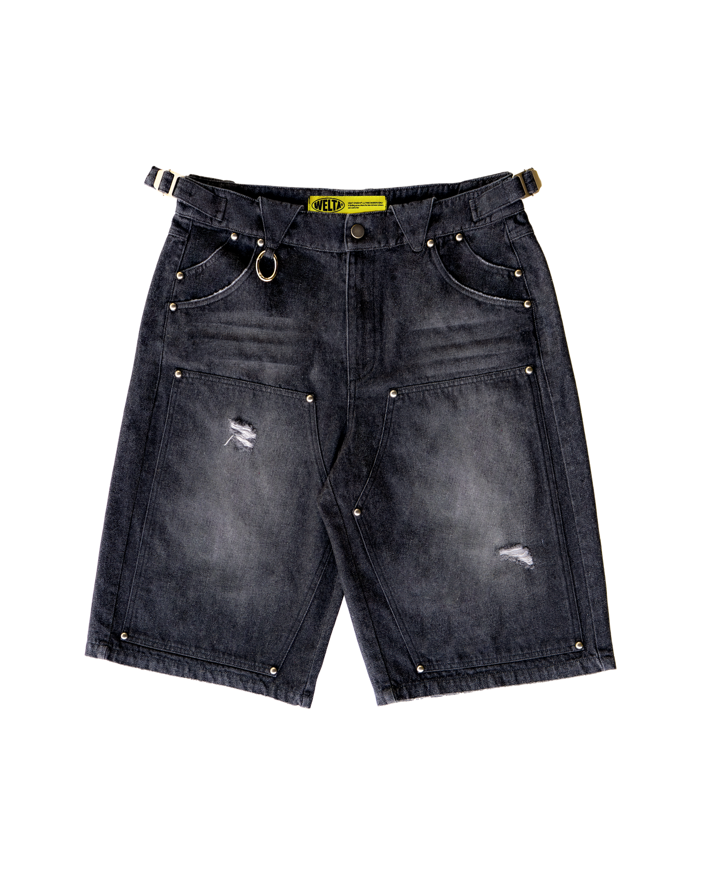 DOUBLE KNEE DENIM JHORTS