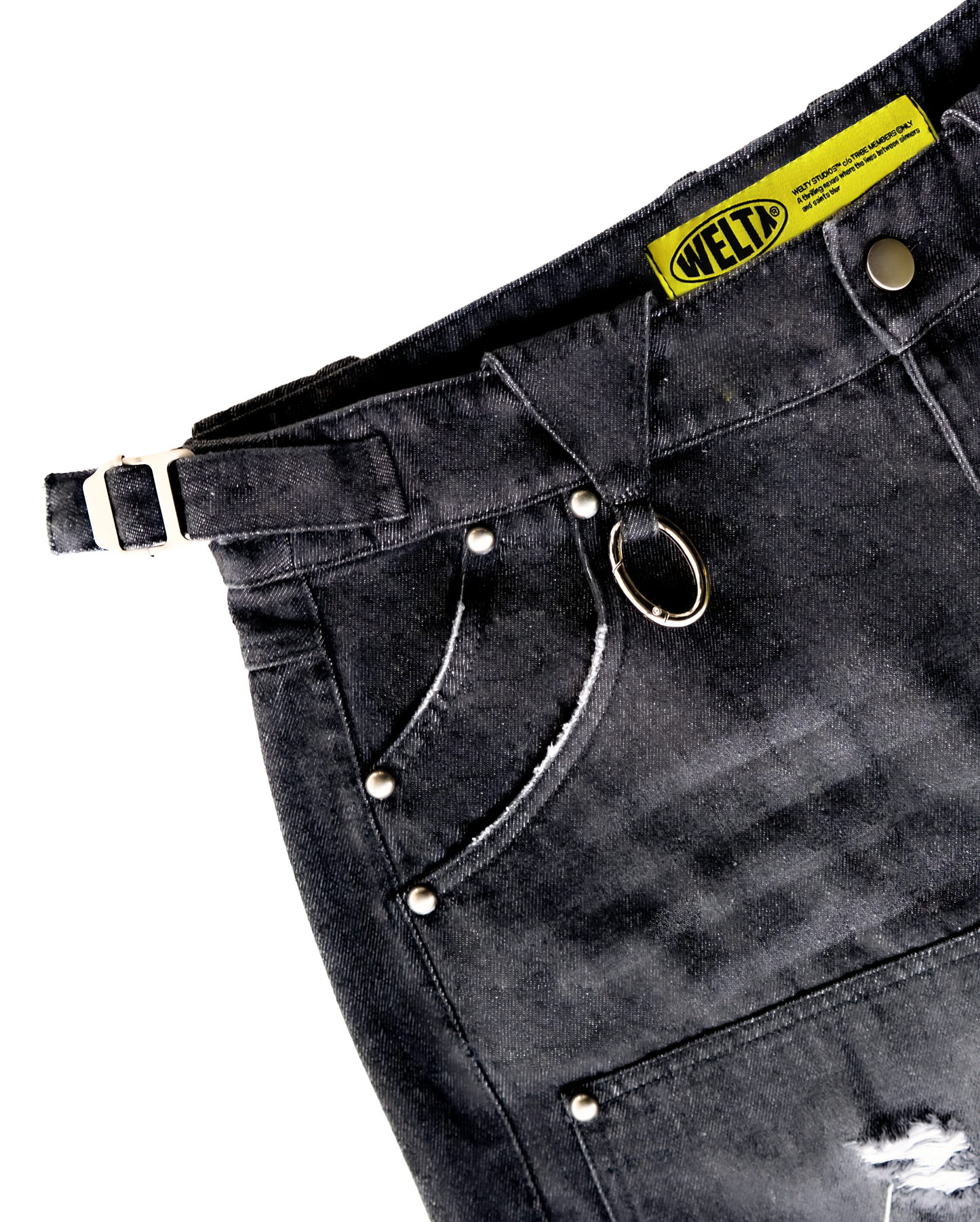 DOUBLE KNEE DENIM JHORTS