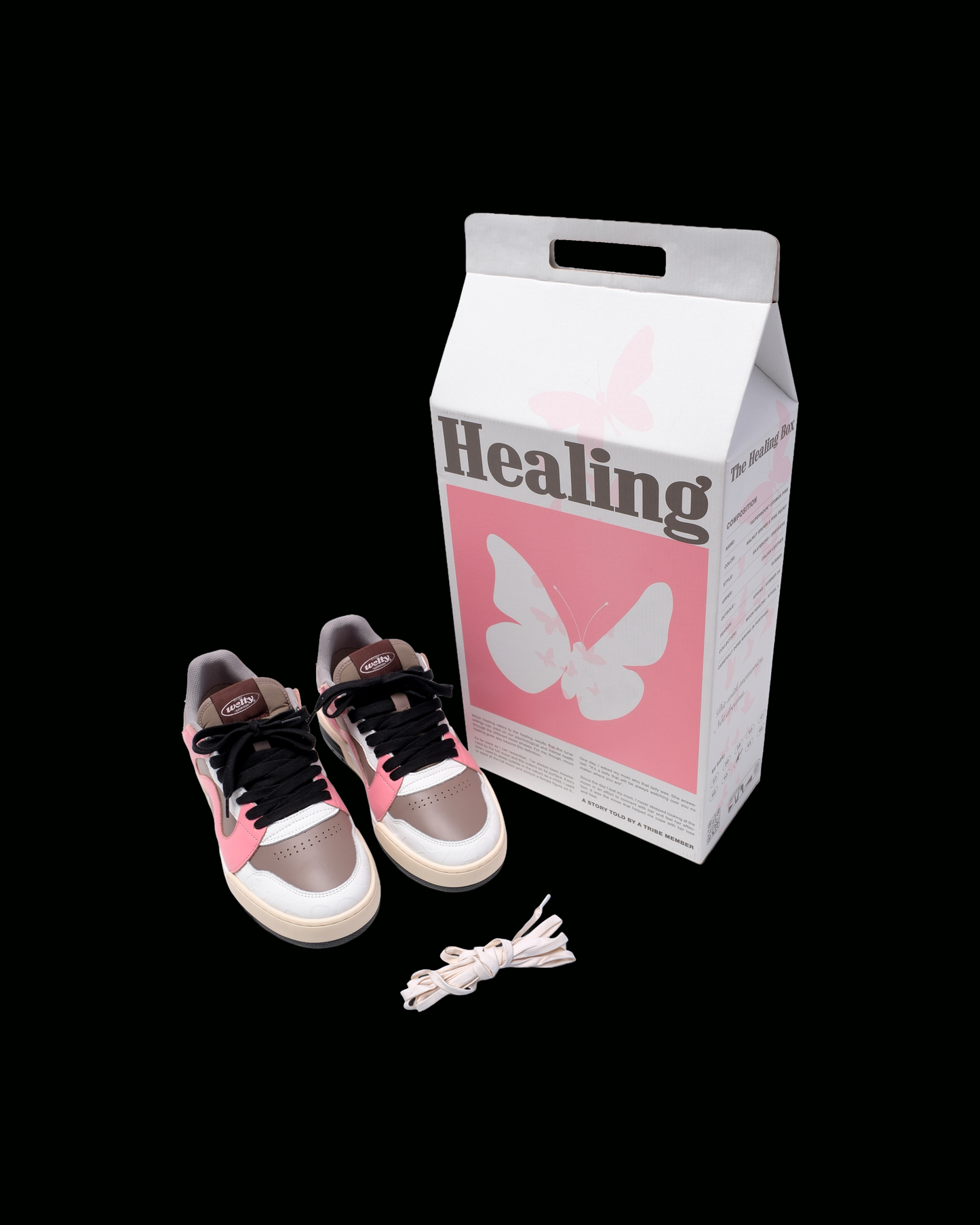 SUPERMOON "COSMOS PINK" SNEAKERS