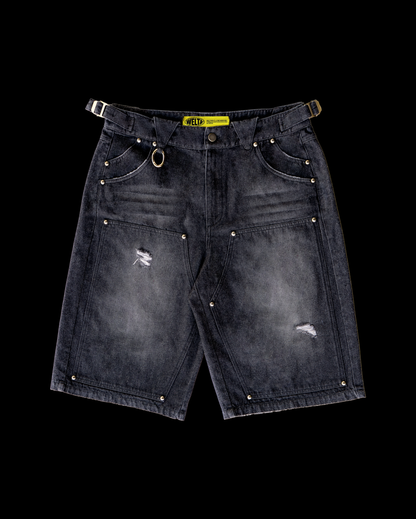 DOUBLE KNEE DENIM JHORTS