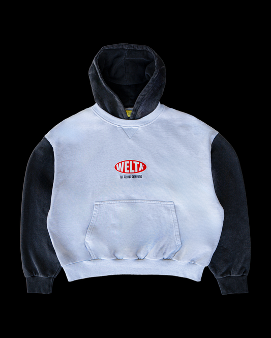 TWO-TONE BOXY HOODIE