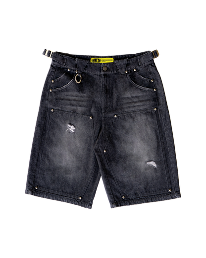DOUBLE KNEE DENIM JHORTS