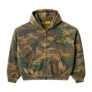 Tribe Uniform Camo Double Zip Hoodie