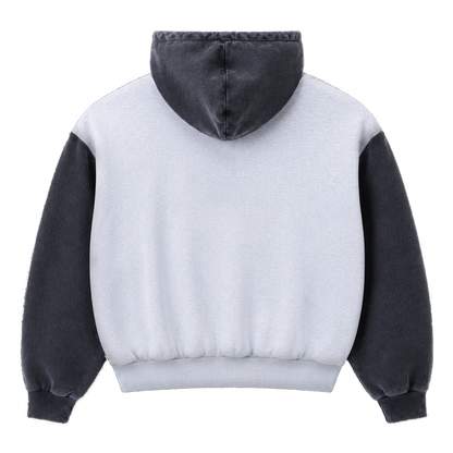 TWO-TONE BOXY HOODIE