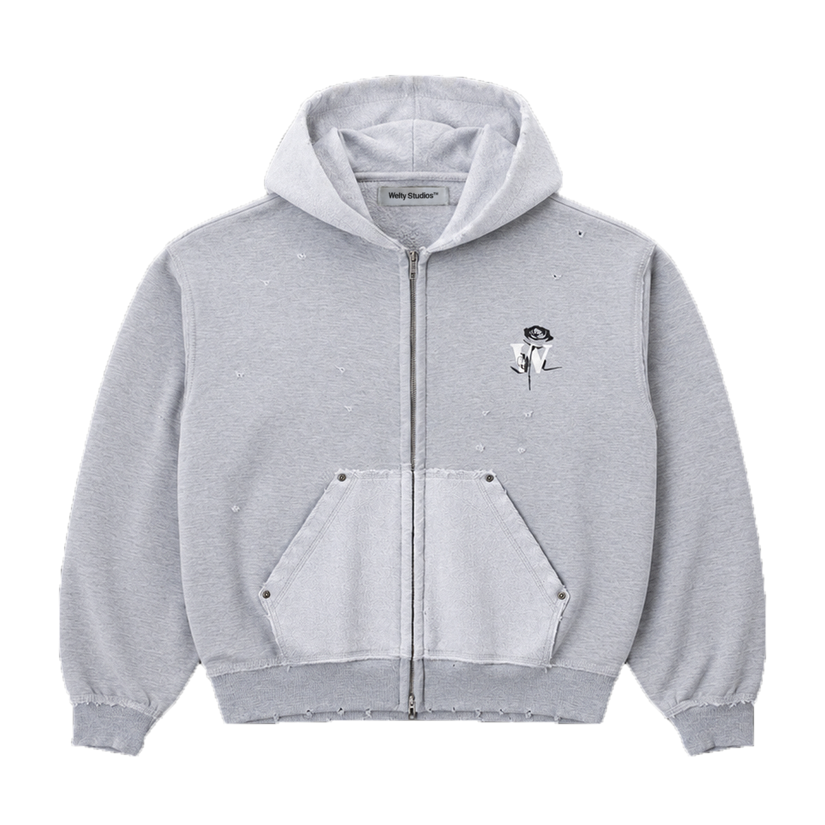 WETERNITY DOUBLE ZIP HOODIE