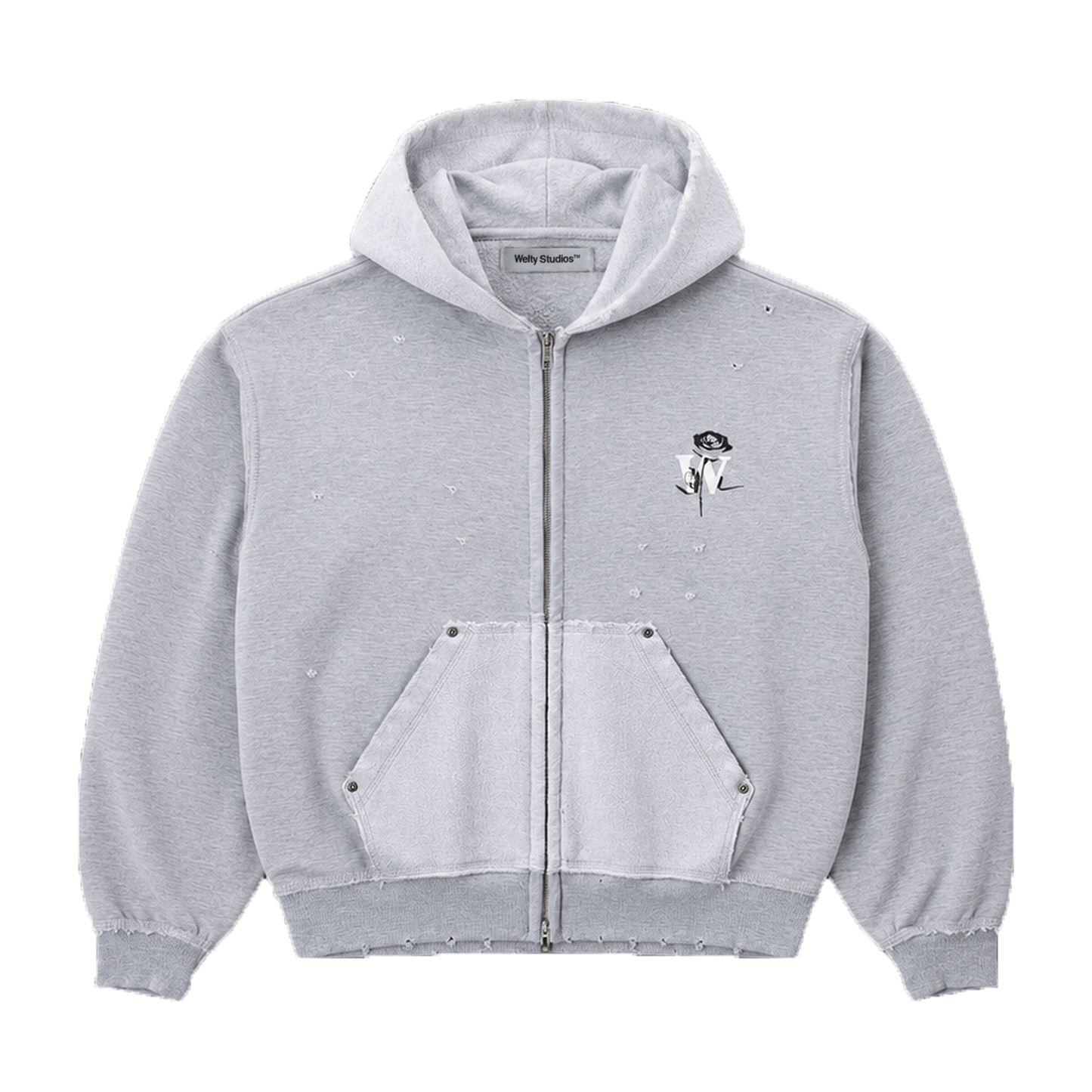 WETERNITY DOUBLE ZIP HOODIE