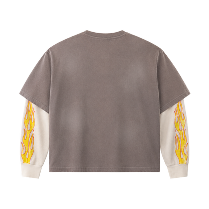 FLAME LONG SLEEVE TEE