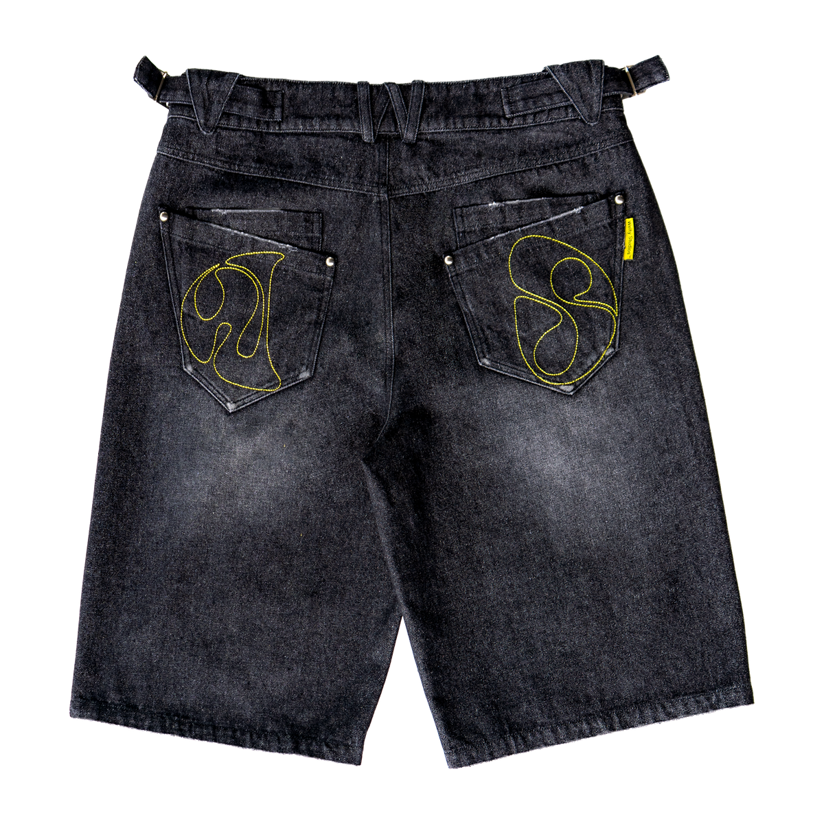 DOUBLE KNEE DENIM JHORTS