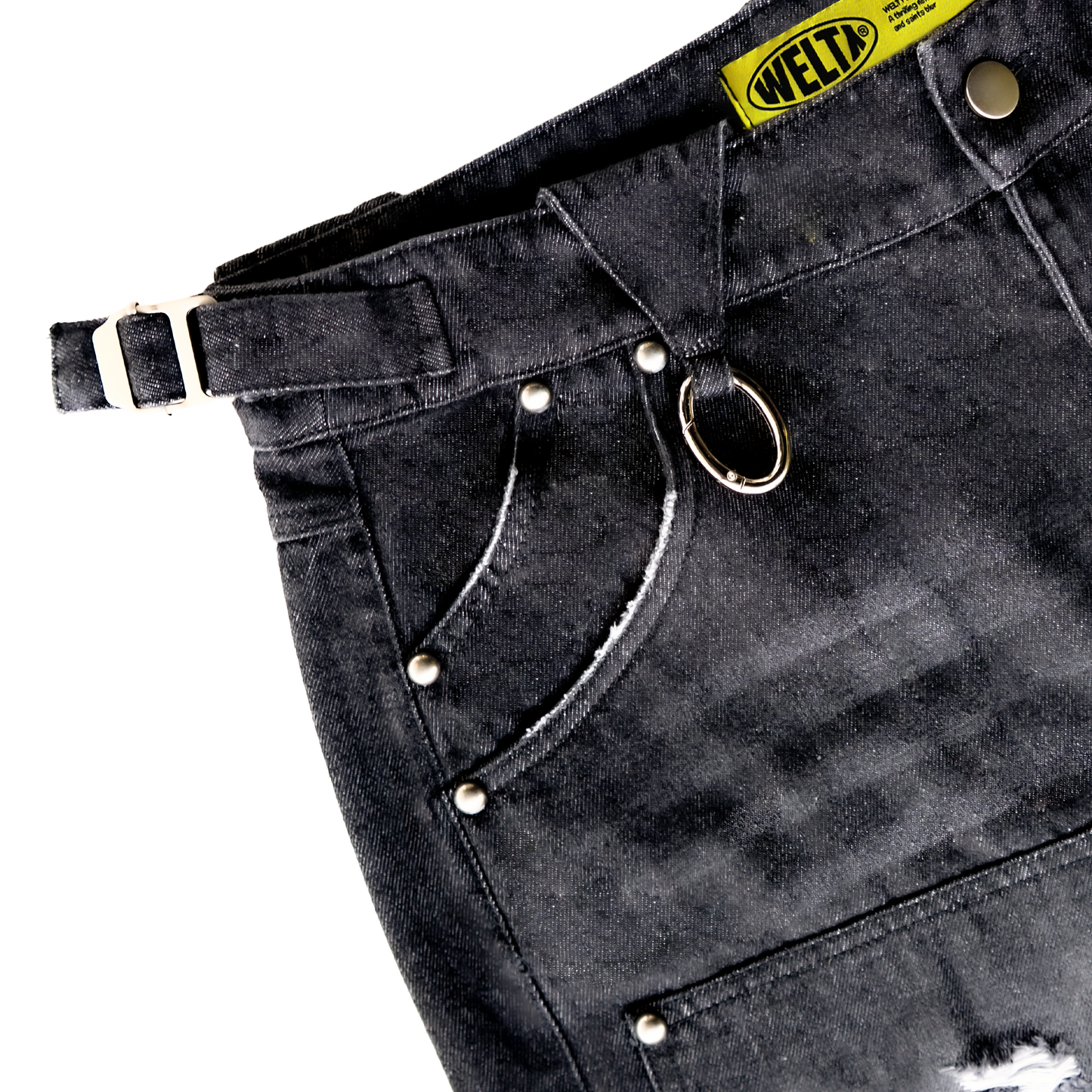 DOUBLE KNEE DENIM JHORTS