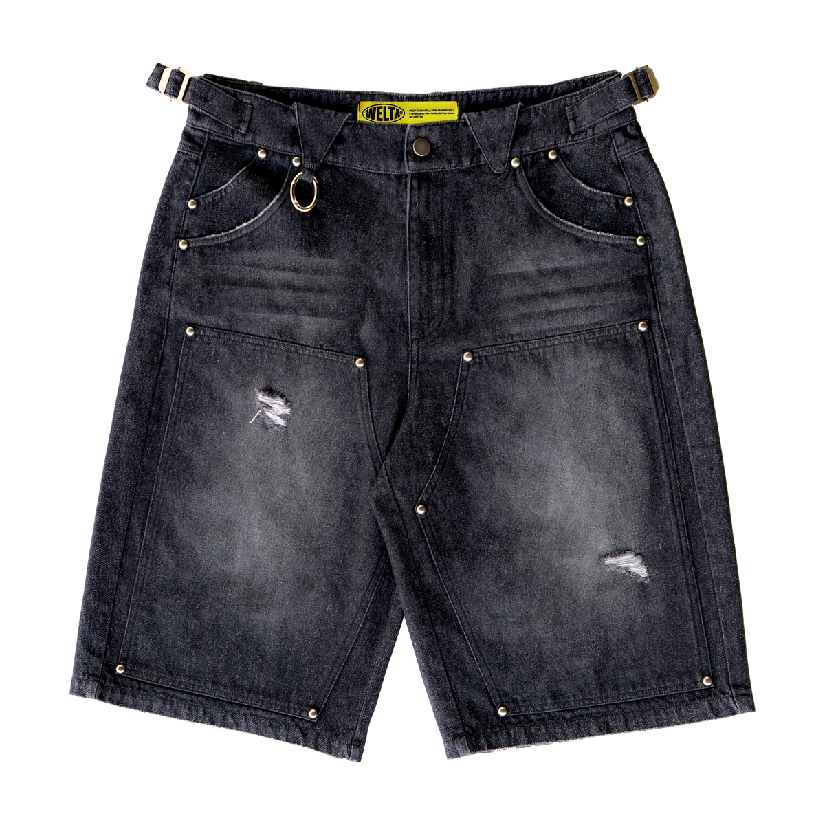 DOUBLE KNEE DENIM JHORTS