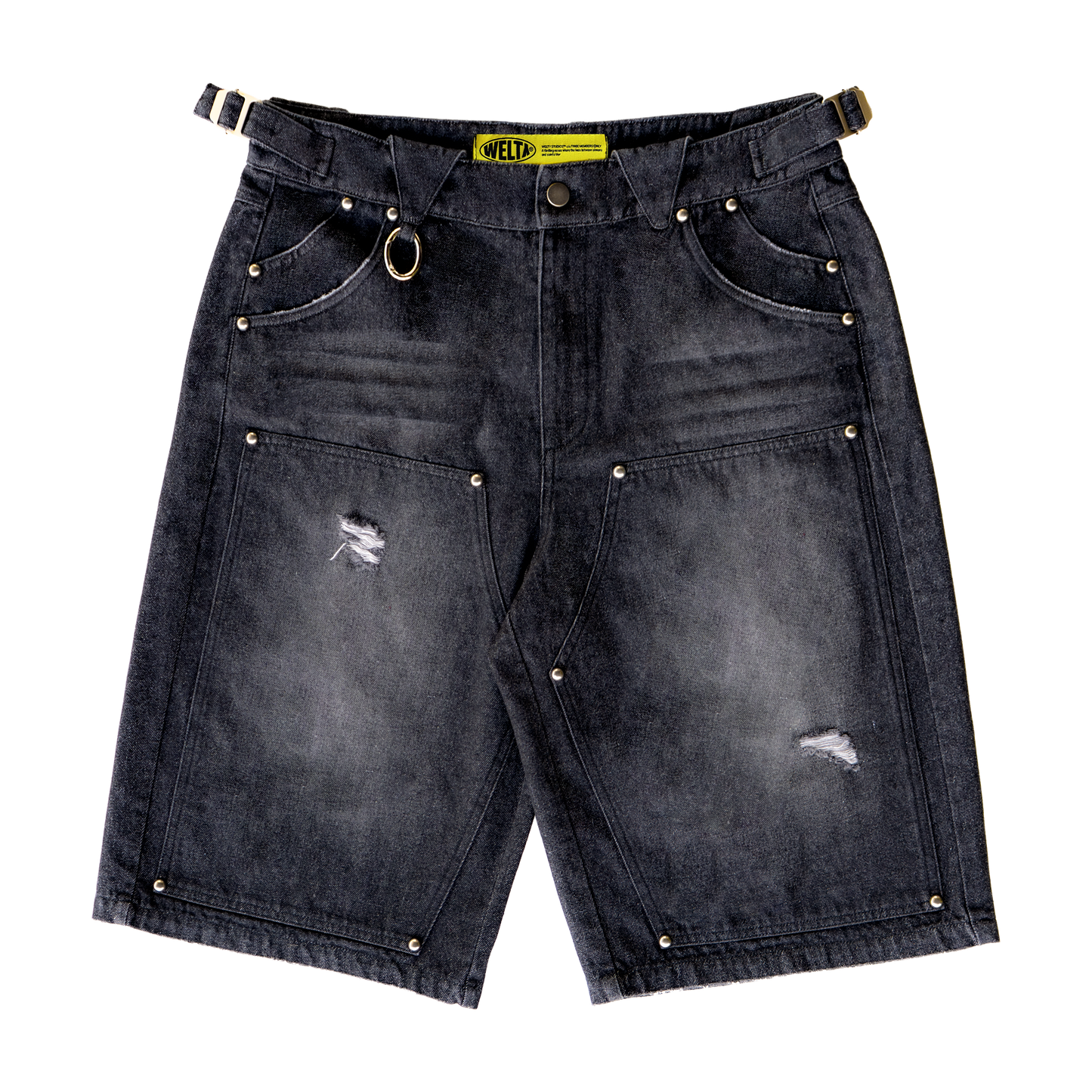DOUBLE KNEE DENIM JHORTS